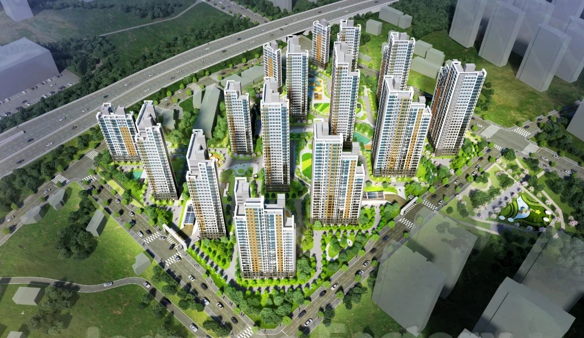 오산 센트럴시티 운암뜰 메인 조감도